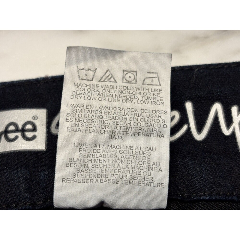 NWOT Lee Style up Dark Wash Blue Jeans Size 10M - Picture 3 of 6